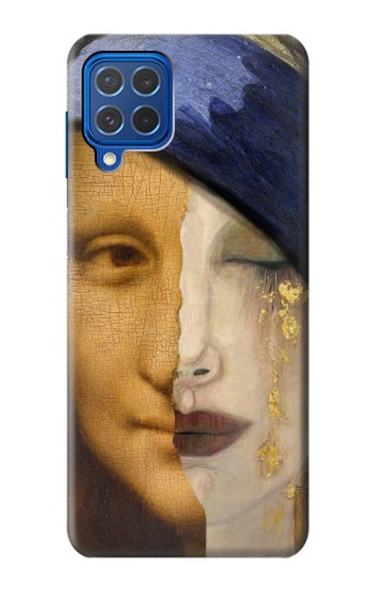 W3853 Mona Lisa Gustav Klimt Vermeer Hülle Schutzhülle Taschen und Leder Flip für Samsung Galaxy M62