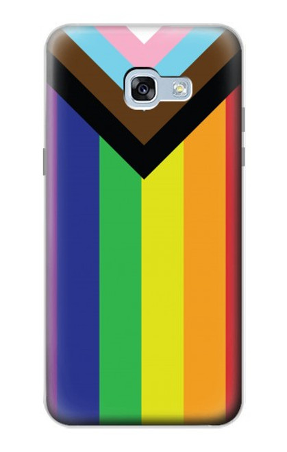 W3846 Pride Flag LGBT Hülle Schutzhülle Taschen und Leder Flip für Samsung Galaxy A5 (2017)