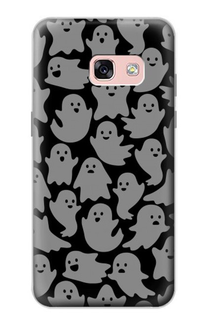 W3835 Cute Ghost Pattern Hülle Schutzhülle Taschen und Leder Flip für Samsung Galaxy A3 (2017)