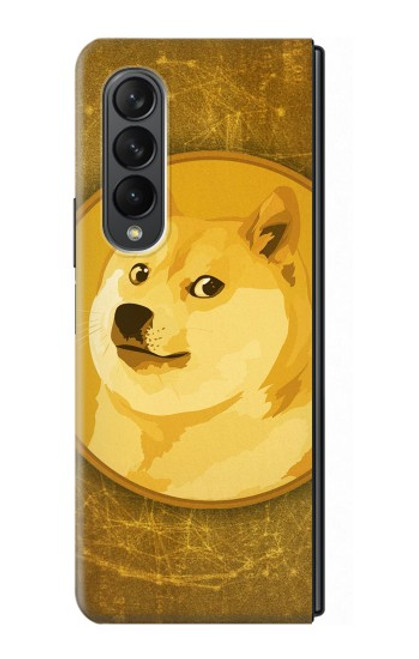 W3826 Dogecoin Shiba Hülle Schutzhülle Taschen Flip für Samsung Galaxy Z Fold 3 5G