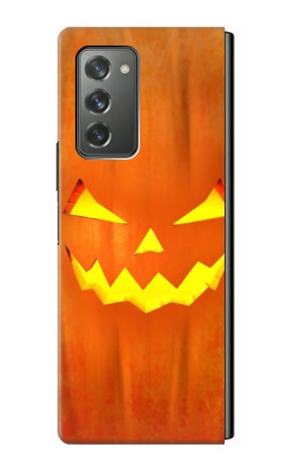 W3828 Pumpkin Halloween Hülle Schutzhülle Taschen Flip für Samsung Galaxy Z Fold2 5G