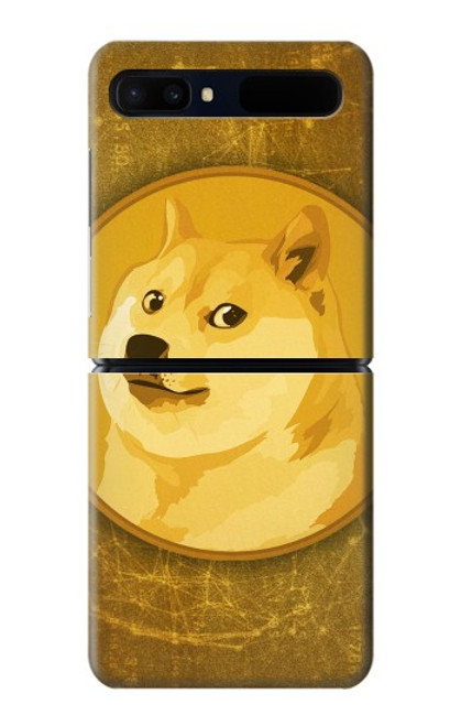 W3826 Dogecoin Shiba Hülle Schutzhülle Taschen Flip für Samsung Galaxy Z Flip 5G
