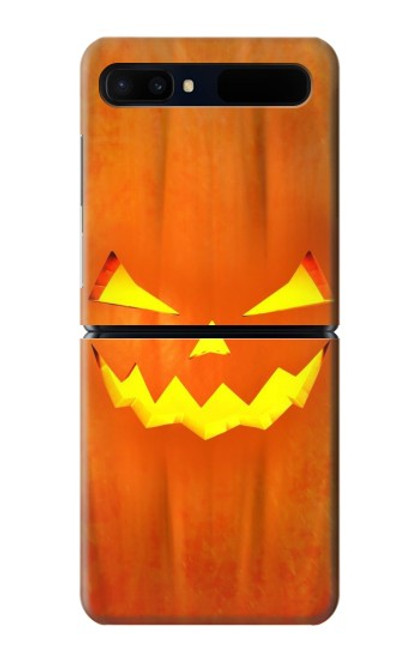 W3828 Pumpkin Halloween Hülle Schutzhülle Taschen Flip für Samsung Galaxy Z Flip 5G