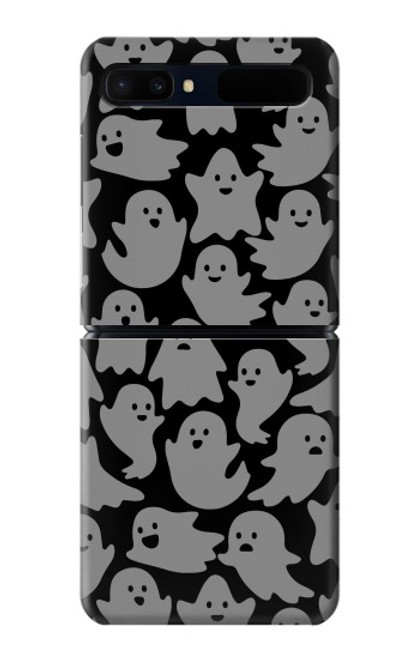 W3835 Cute Ghost Pattern Hülle Schutzhülle Taschen Flip für Samsung Galaxy Z Flip 5G