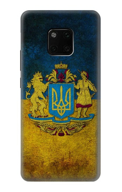 W3858 Ukraine Vintage Flag Hülle Schutzhülle Taschen und Leder Flip für Huawei Mate 20 Pro