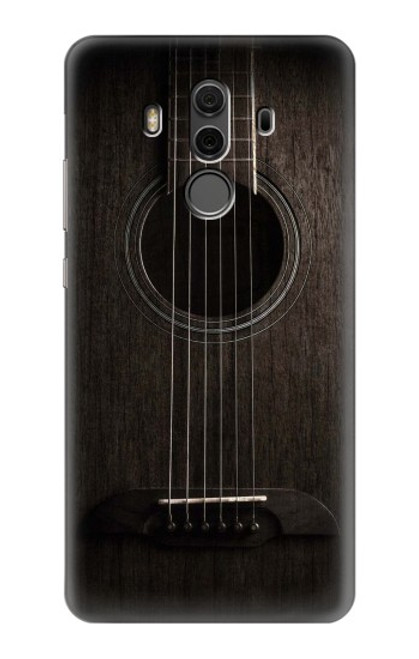 W3834 Old Woods Black Guitar Hülle Schutzhülle Taschen und Leder Flip für Huawei Mate 10 Pro, Porsche Design