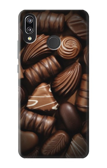 W3840 Dark Chocolate Milk Chocolate Lovers Hülle Schutzhülle Taschen und Leder Flip für Huawei P20 Lite