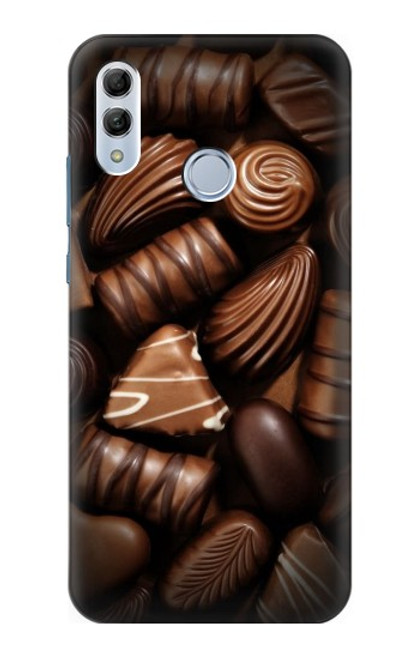 W3840 Dark Chocolate Milk Chocolate Lovers Hülle Schutzhülle Taschen und Leder Flip für Huawei Honor 10 Lite, Huawei P Smart 2019