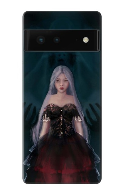 W3847 Lilith Devil Bride Gothic Girl Skull Grim Reaper Hülle Schutzhülle Taschen und Leder Flip für Google Pixel 6