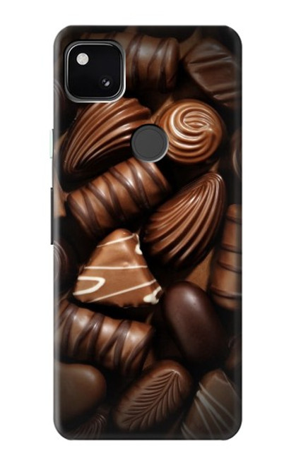 W3840 Dark Chocolate Milk Chocolate Lovers Hülle Schutzhülle Taschen und Leder Flip für Google Pixel 4a