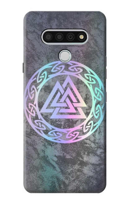 W3833 Valknut Odin Wotans Knot Hrungnir Heart Hülle Schutzhülle Taschen und Leder Flip für LG Stylo 6