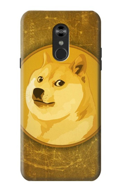 W3826 Dogecoin Shiba Hülle Schutzhülle Taschen und Leder Flip für LG Q Stylo 4, LG Q Stylus