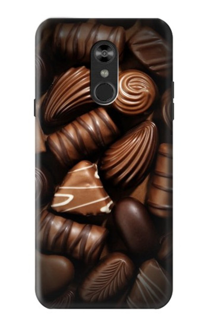 W3840 Dark Chocolate Milk Chocolate Lovers Hülle Schutzhülle Taschen und Leder Flip für LG Q Stylo 4, LG Q Stylus