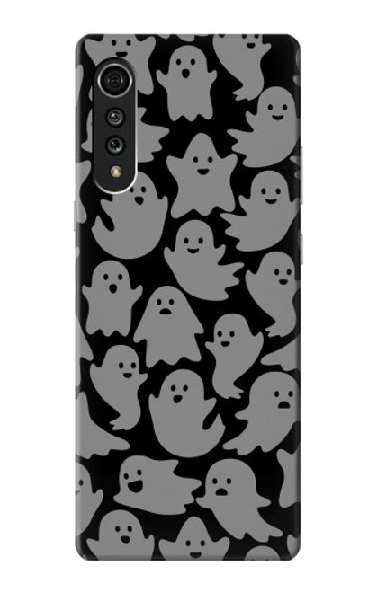 W3835 Cute Ghost Pattern Hülle Schutzhülle Taschen und Leder Flip für LG Velvet