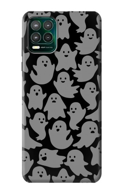 W3835 Cute Ghost Pattern Hülle Schutzhülle Taschen und Leder Flip für Motorola Moto G Stylus 5G