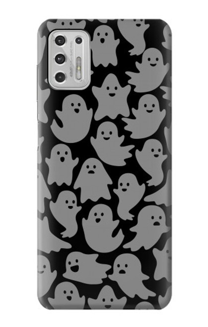 W3835 Cute Ghost Pattern Hülle Schutzhülle Taschen und Leder Flip für Motorola Moto G Stylus (2021)