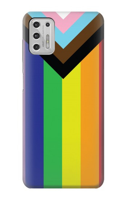 W3846 Pride Flag LGBT Hülle Schutzhülle Taschen und Leder Flip für Motorola Moto G Stylus (2021)