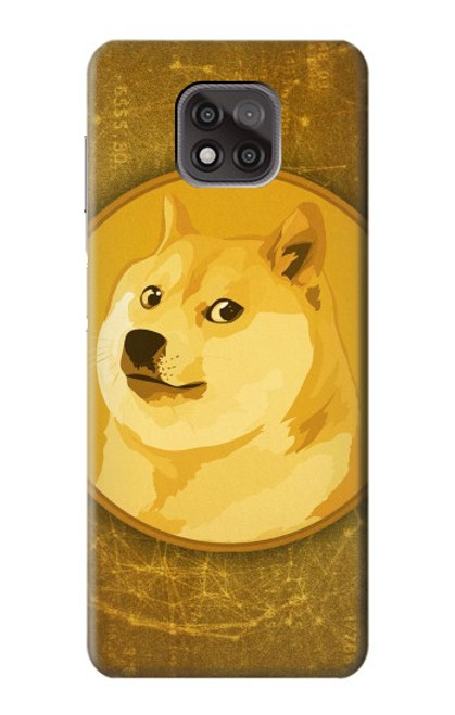 W3826 Dogecoin Shiba Hülle Schutzhülle Taschen und Leder Flip für Motorola Moto G Power (2021)