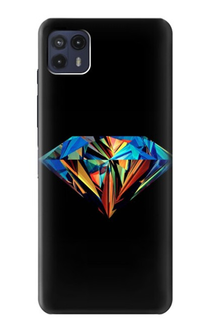 W3842 Abstract Colorful Diamond Hülle Schutzhülle Taschen und Leder Flip für Motorola Moto G50 5G
