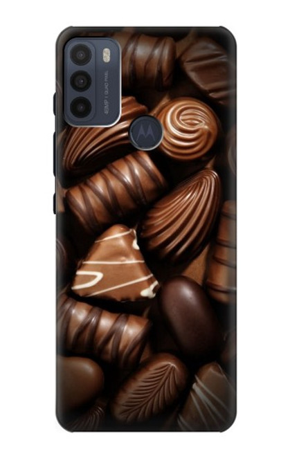 W3840 Dark Chocolate Milk Chocolate Lovers Hülle Schutzhülle Taschen und Leder Flip für Motorola Moto G50