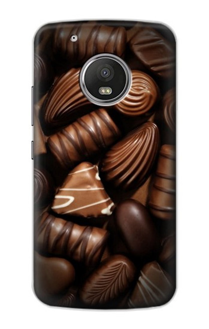 W3840 Dark Chocolate Milk Chocolate Lovers Hülle Schutzhülle Taschen und Leder Flip für Motorola Moto G5 Plus