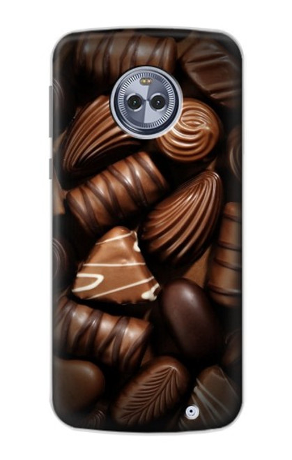 W3840 Dark Chocolate Milk Chocolate Lovers Hülle Schutzhülle Taschen und Leder Flip für Motorola Moto X4