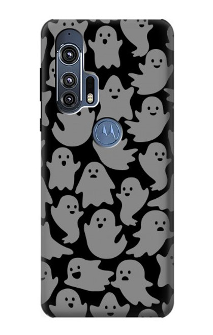W3835 Cute Ghost Pattern Hülle Schutzhülle Taschen und Leder Flip für Motorola Edge+