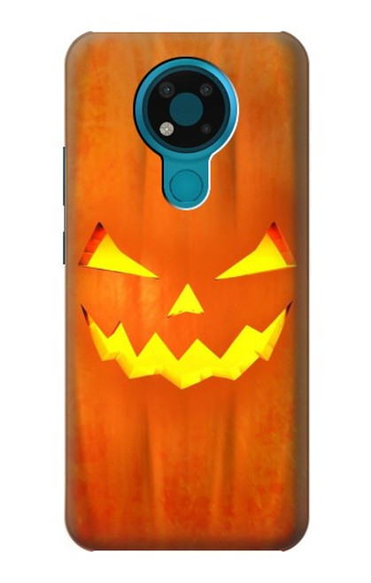 W3828 Pumpkin Halloween Hülle Schutzhülle Taschen und Leder Flip für Nokia 3.4