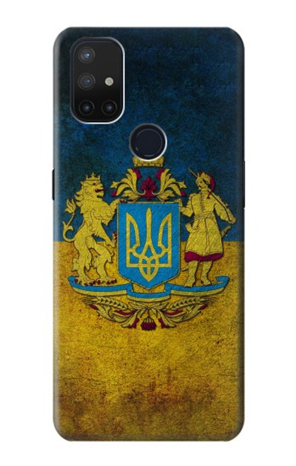 W3858 Ukraine Vintage Flag Hülle Schutzhülle Taschen und Leder Flip für OnePlus Nord N10 5G