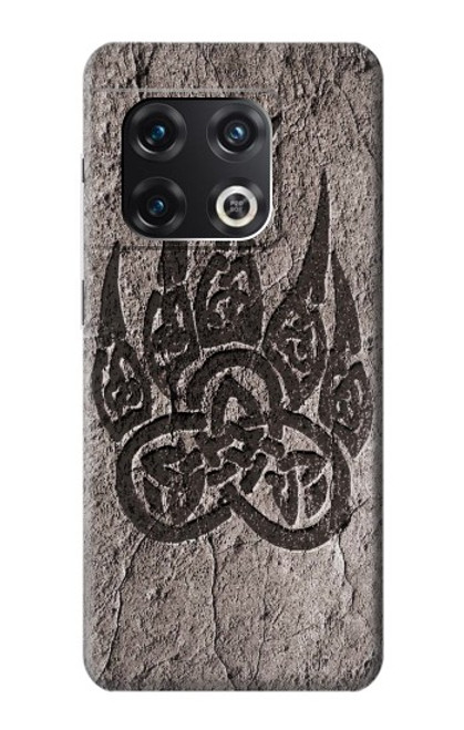 W3832 Viking Norse Bear Paw Berserkers Rock Hülle Schutzhülle Taschen und Leder Flip für OnePlus 10 Pro