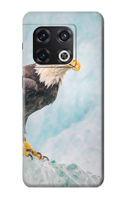 W3843 Bald Eagle On Ice Hülle Schutzhülle Taschen und Leder Flip für OnePlus 10 Pro