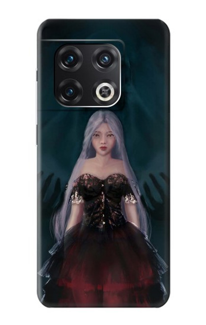 W3847 Lilith Devil Bride Gothic Girl Skull Grim Reaper Hülle Schutzhülle Taschen und Leder Flip für OnePlus 10 Pro