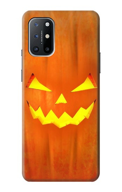 W3828 Pumpkin Halloween Hülle Schutzhülle Taschen und Leder Flip für OnePlus 8T