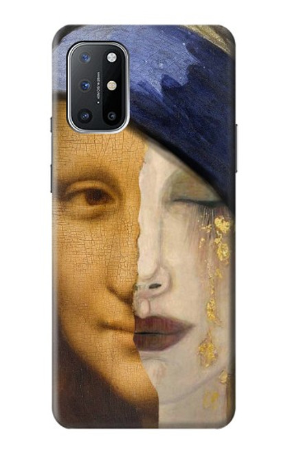 W3853 Mona Lisa Gustav Klimt Vermeer Hülle Schutzhülle Taschen und Leder Flip für OnePlus 8T