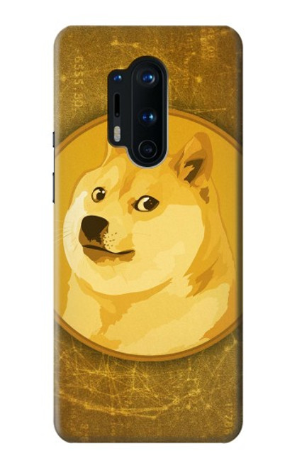 W3826 Dogecoin Shiba Hülle Schutzhülle Taschen und Leder Flip für OnePlus 8 Pro