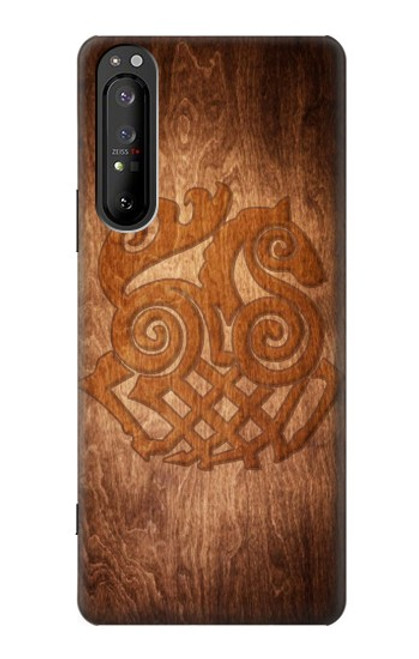 W3830 Odin Loki Sleipnir Norse Mythology Asgard Hülle Schutzhülle Taschen und Leder Flip für Sony Xperia 1 II