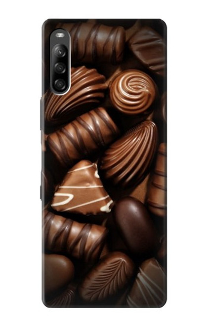 W3840 Dark Chocolate Milk Chocolate Lovers Hülle Schutzhülle Taschen und Leder Flip für Sony Xperia L4