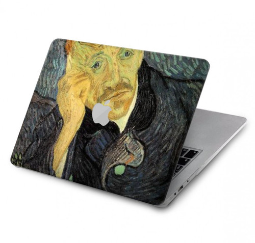 W0212 Van Gogh Portrait of Dr. Gachet Hülle Schutzhülle Taschen für MacBook Pro 14 M1,M2,M3 (2021,2023) - A2442, A2779, A2992, A2918