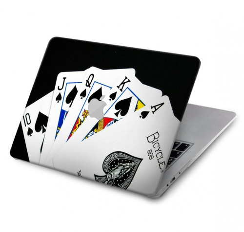 W1078 Poker Royal Straight Flush Hülle Schutzhülle Taschen für MacBook Pro 14 M1,M2,M3 (2021,2023) - A2442, A2779, A2992, A2918