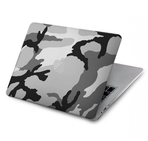 W1721 Snow Camouflage Graphic Printed Hülle Schutzhülle Taschen für MacBook Pro 14 M1,M2,M3 (2021,2023) - A2442, A2779, A2992, A2918