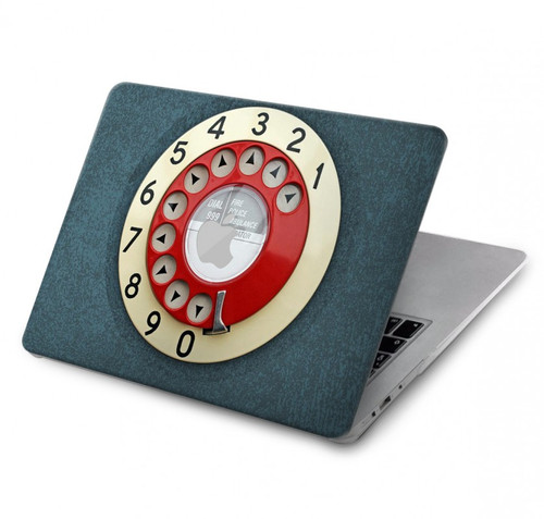 W1968 Rotary Dial Telephone Hülle Schutzhülle Taschen für MacBook Pro 14 M1,M2,M3 (2021,2023) - A2442, A2779, A2992, A2918