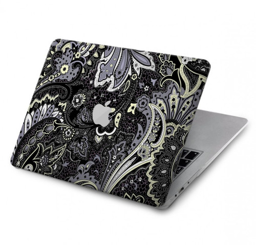 W3251 Batik Flower Pattern Hülle Schutzhülle Taschen für MacBook Pro 14 M1,M2,M3 (2021,2023) - A2442, A2779, A2992, A2918