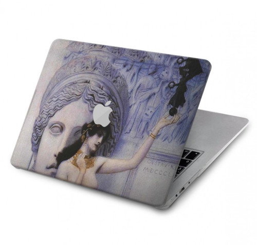 W3353 Gustav Klimt Allegory of Sculpture Hülle Schutzhülle Taschen für MacBook Pro 14 M1,M2,M3 (2021,2023) - A2442, A2779, A2992, A2918