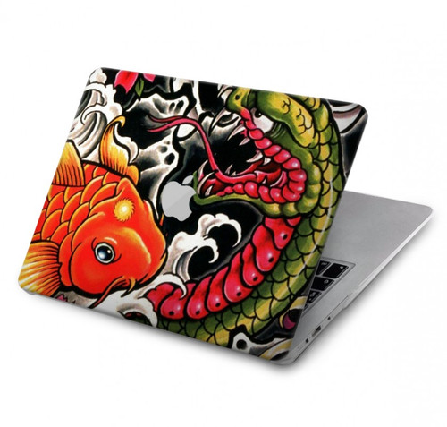 W0605 Yakuza Tattoo Hülle Schutzhülle Taschen für MacBook Pro 16 M1,M2 (2021,2023) - A2485, A2780