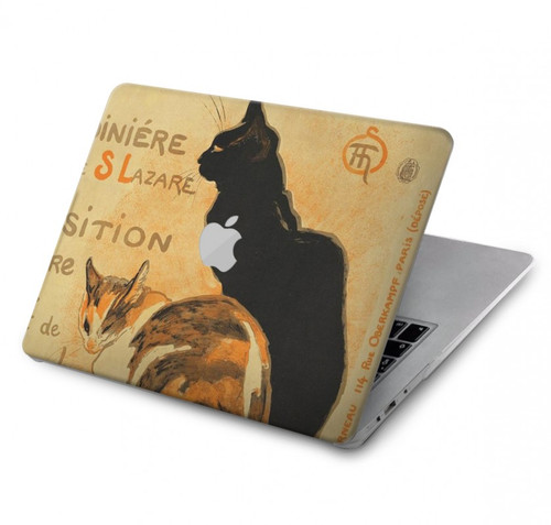 W3229 Vintage Cat Poster Hülle Schutzhülle Taschen für MacBook Pro 16 M1,M2 (2021,2023) - A2485, A2780