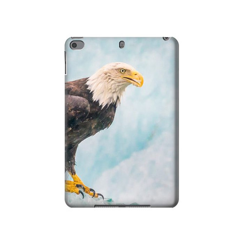 W3843 Bald Eagle On Ice Tablet Hülle Schutzhülle Taschen für iPad mini 4, iPad mini 5, iPad mini 5 (2019)