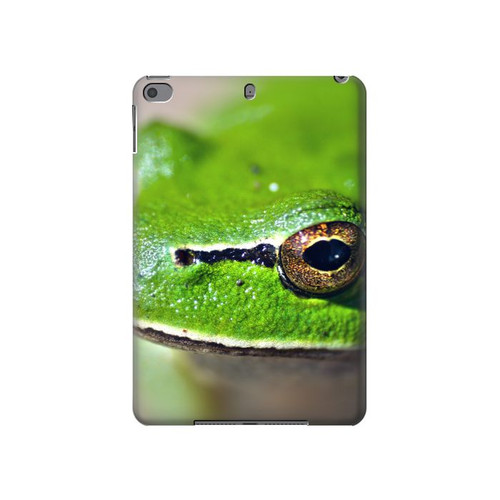 W3845 Green frog Tablet Hülle Schutzhülle Taschen für iPad mini 4, iPad mini 5, iPad mini 5 (2019)