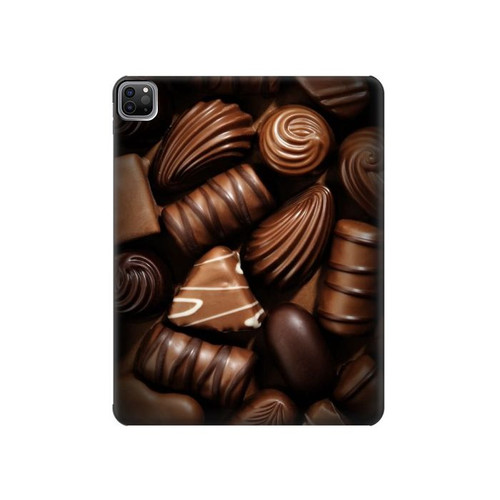 W3840 Dark Chocolate Milk Chocolate Lovers Tablet Hülle Schutzhülle Taschen für iPad Pro 12.9 (2022,2021,2020,2018, 3rd, 4th, 5th, 6th)