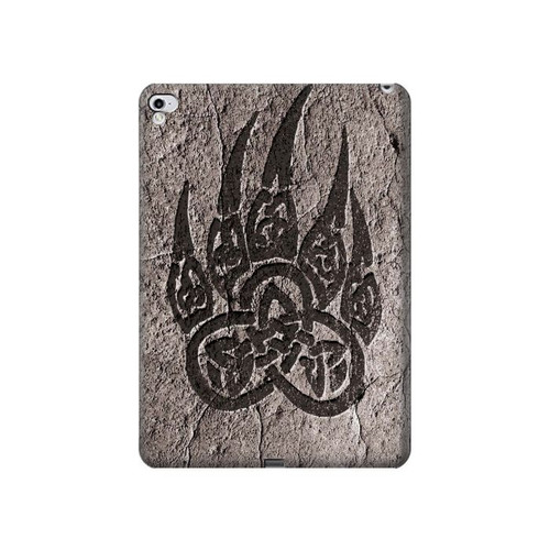 W3832 Viking Norse Bear Paw Berserkers Rock Tablet Hülle Schutzhülle Taschen für iPad Pro 12.9 (2015,2017)