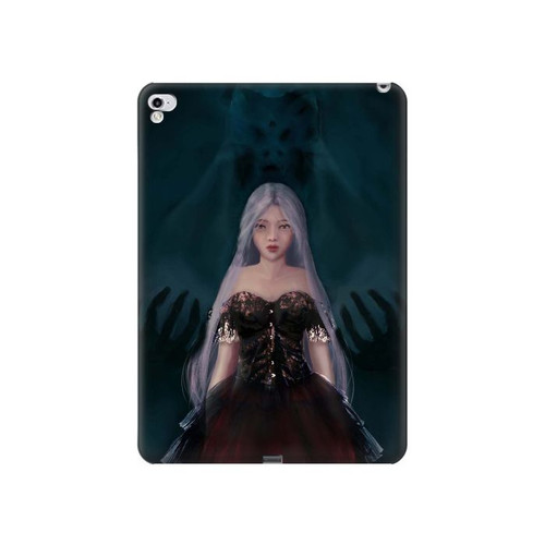 W3847 Lilith Devil Bride Gothic Girl Skull Grim Reaper Tablet Hülle Schutzhülle Taschen für iPad Pro 12.9 (2015,2017)
